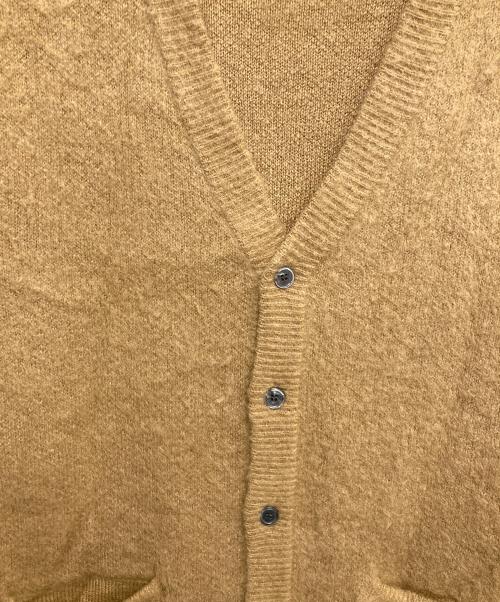 waiper（ワイパー）WAIPER (ワイパー) モヘヤ混ニットカーディガン ブラウン サイズ:Lの古着・服飾アイテム