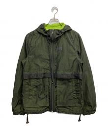 DIESEL（ディーゼル）の古着「フーデッドナイロンジャケット」｜ブラック