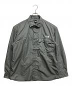 THE NORTH FACEザ ノース フェイス）の古着「ロングスリーブヌプシシャツ」｜オリーブ