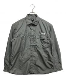 THE NORTH FACE（ザ ノース フェイス）の古着「ロングスリーブヌプシシャツ」｜オリーブ