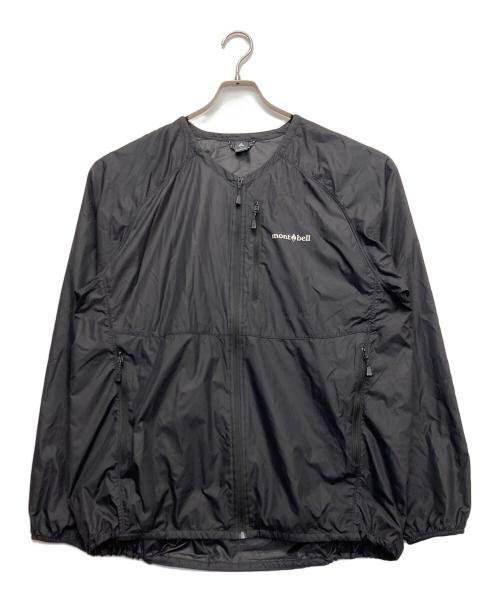 mont-bell（モンベル）mont-bell (モンベル) ウインドブラスト Vネックジャケット ブラック サイズ:Lの古着・服飾アイテム