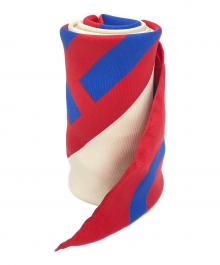 CHANEL（シャネル）の古着「ココマークシルクスカーフ」｜トリコロールカラー