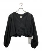 TODAYFULトゥデイフル）の古着「2way Gather Blouse」｜ブラック
