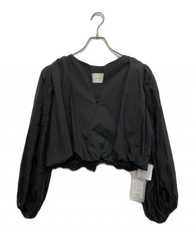 グッドグリーフ Gather Blouse ブラウス シャツ 長袖 F 黒 中古・古着通販】TODAYFUL (トゥデイフル) 2way Gather Blouse