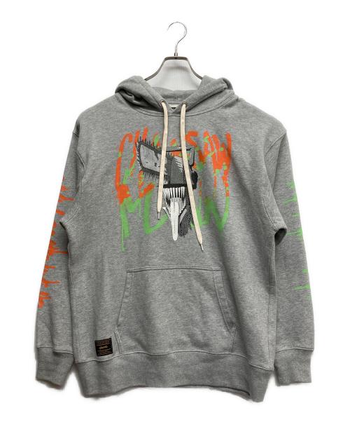 glamb（グラム）glamb (グラム) Chainsaw Man Hoodie グレー サイズ:Lの古着・服飾アイテム
