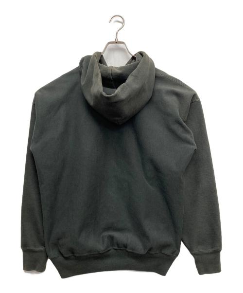 AURALEE（オーラリー）AURALEE (オーラリー) SUPER MILLED SWEAT ZIP PARKA ブラック サイズ:3の古着・服飾アイテム