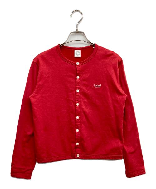ORCIVAL（オーシバル）ORCIVAL (オーシバル) クルーネックカーディガン レッド サイズ:1の古着・服飾アイテム
