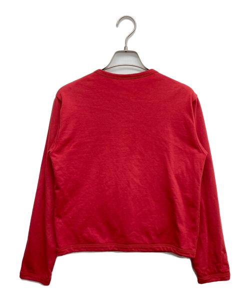 ORCIVAL（オーシバル）ORCIVAL (オーシバル) クルーネックカーディガン レッド サイズ:1の古着・服飾アイテム