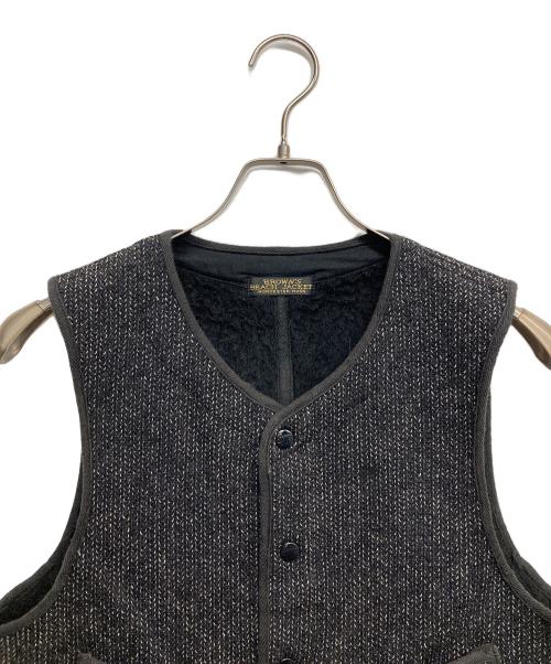 BROWN'S BEACH JACKET（ブラウンズビーチジャケット）BROWN'S BEACH JACKET (ブラウンズビーチジャケット) アーリーベスト グレー サイズ:36の古着・服飾アイテム