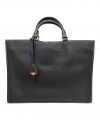 BOLDRINI SELLERIAボルドリーニ セレリア）の古着「レザーハンドバッグ」｜ブラック