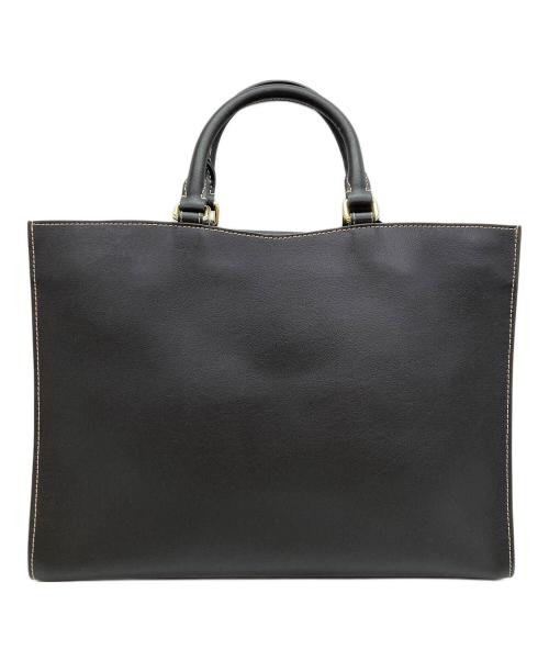 BOLDRINI SELLERIA（ボルドリーニ セレリア）BOLDRINI SELLERIA (ボルドリーニ セレリア) レザーハンドバッグ ブラックの古着・服飾アイテム