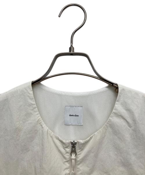Spick and Span（スピック＆スパン）Spick and Span (スピック＆スパン) ナイロンベスト ホワイト サイズ:38の古着・服飾アイテム