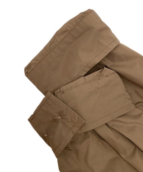 F/CE.（エフシーイー）F/CE. (エフシーイー) ナイロンジップアップシャツ ブラウン サイズ:Mの古着・服飾アイテム