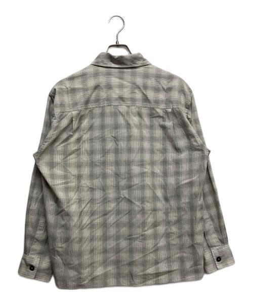 MHL（エムエイチエル）MHL (エムエイチエル) WORKWEAR CHECK COTTON SHIRTING ベージュ サイズ:Mの古着・服飾アイテム