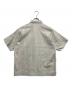 MHL (エムエイチエル) ラミーコットンストライプS/Sシャツ グレー サイズ:M：6000円
