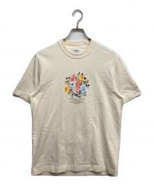 Barbour×Noah（バブアー×ノア）の古着「プリントTシャツ」｜アイボリー