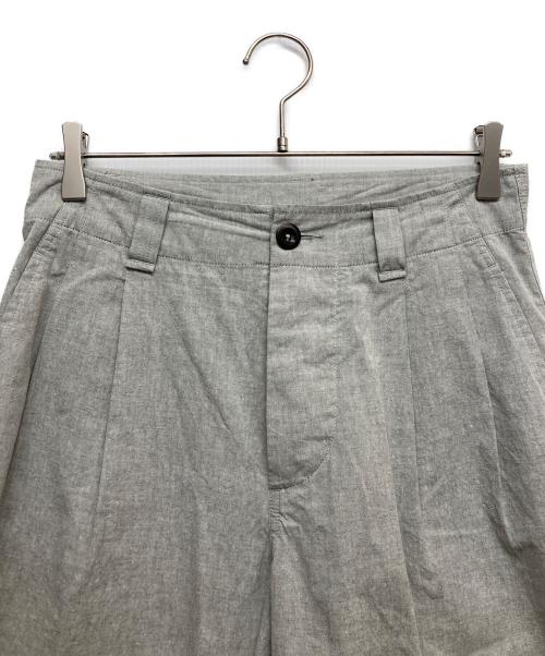 MHL（エムエイチエル）MHL (エムエイチエル) OVERDYE MELANGE COTTON LINEN グレー サイズ:Sの古着・服飾アイテム