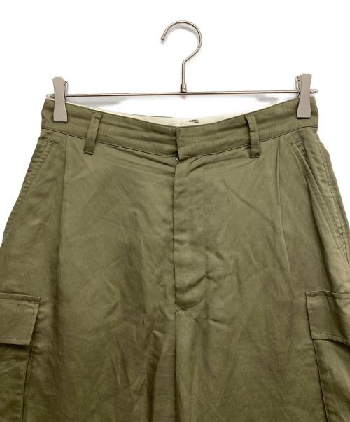 MACKINTOSH PHILOSOPHY（マッキントッシュ フィロソフィー）MACKINTOSH PHILOSOPHY (マッキントッシュ フィロソフィー) GREY LABEL リネンテンセルカーゴパンツ オリーブ サイズ:2の古着・服飾アイテム