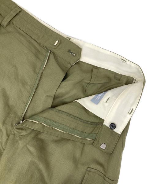 MACKINTOSH PHILOSOPHY（マッキントッシュ フィロソフィー）MACKINTOSH PHILOSOPHY (マッキントッシュ フィロソフィー) GREY LABEL リネンテンセルカーゴパンツ オリーブ サイズ:2の古着・服飾アイテム