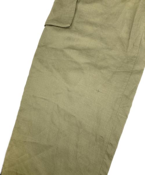 MACKINTOSH PHILOSOPHY（マッキントッシュ フィロソフィー）MACKINTOSH PHILOSOPHY (マッキントッシュ フィロソフィー) GREY LABEL リネンテンセルカーゴパンツ オリーブ サイズ:2の古着・服飾アイテム