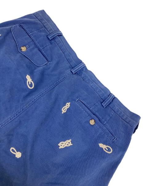 POLO RALPH LAUREN（ポロ・ラルフローレン）POLO RALPH LAUREN (ポロ・ラルフローレン) ハーフパンツ ブルー サイズ:36の古着・服飾アイテム