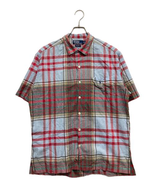 POLO RALPH LAUREN（ポロ・ラルフローレン）POLO RALPH LAUREN (ポロ・ラルフローレン) チェックS/Sシャツ レッド サイズ:Mの古着・服飾アイテム