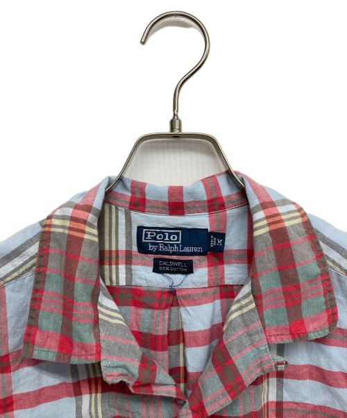 POLO RALPH LAUREN（ポロ・ラルフローレン）POLO RALPH LAUREN (ポロ・ラルフローレン) チェックS/Sシャツ レッド サイズ:Mの古着・服飾アイテム