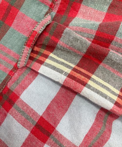 POLO RALPH LAUREN（ポロ・ラルフローレン）POLO RALPH LAUREN (ポロ・ラルフローレン) チェックS/Sシャツ レッド サイズ:Mの古着・服飾アイテム