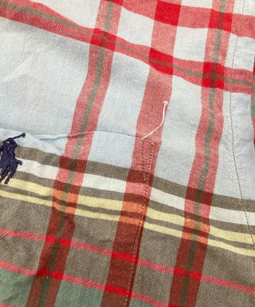 POLO RALPH LAUREN（ポロ・ラルフローレン）POLO RALPH LAUREN (ポロ・ラルフローレン) チェックS/Sシャツ レッド サイズ:Mの古着・服飾アイテム