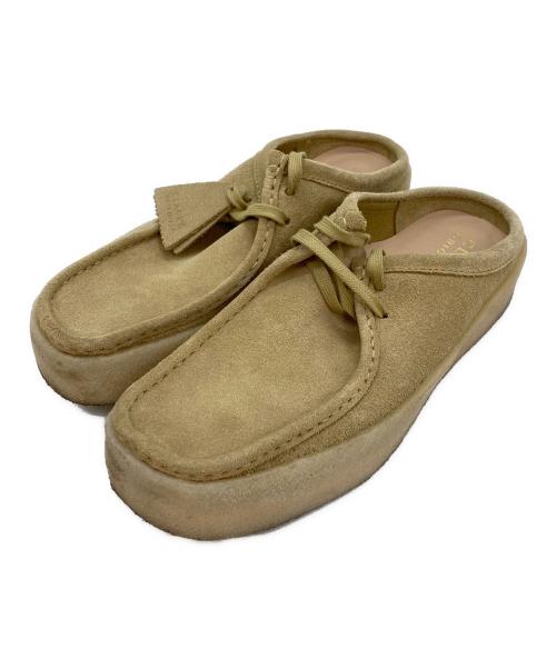 CLARKS（クラークス）CLARKS (クラークス) Wallabee  slide ベージュ サイズ:26.5cmの古着・服飾アイテム