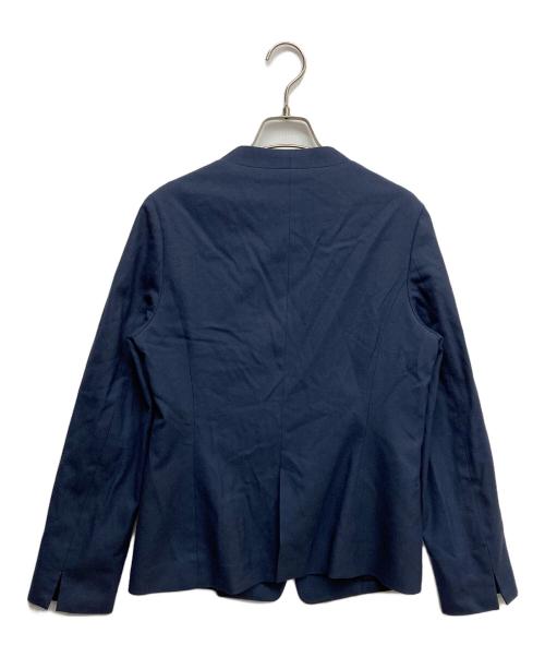 green label relaxing（グリーンレーベルリラクシング）green label relaxing (グリーンレーベルリラクシング) ノーカラージャケット ネイビー サイズ:40の古着・服飾アイテム