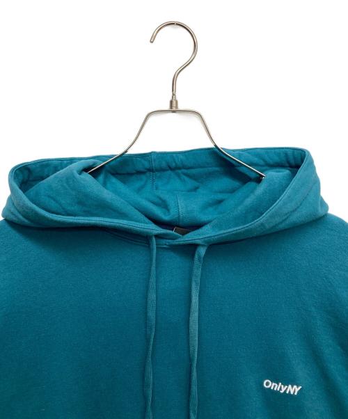 ONLY NY（オンリーニューヨーク）ONLY NY (オンリーニューヨーク) ワンポイントロゴパーカー グリーン サイズ:Mの古着・服飾アイテム