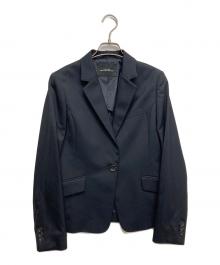 green label relaxing（グリーンレーベルリラクシング）の古着「CR ノーカラージャケット」｜ネイビー