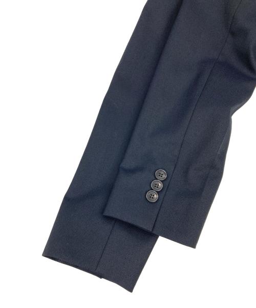 green label relaxing（グリーンレーベルリラクシング）green label relaxing (グリーンレーベルリラクシング) CR ノーカラージャケット ネイビー サイズ:40の古着・服飾アイテム