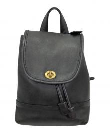 COACH（コーチ）の古着「ターンロック式 リュック」｜ブラック
