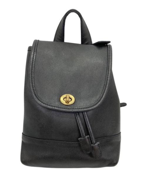 COACH（コーチ）COACH (コーチ) ターンロック式 リュック ブラックの古着・服飾アイテム