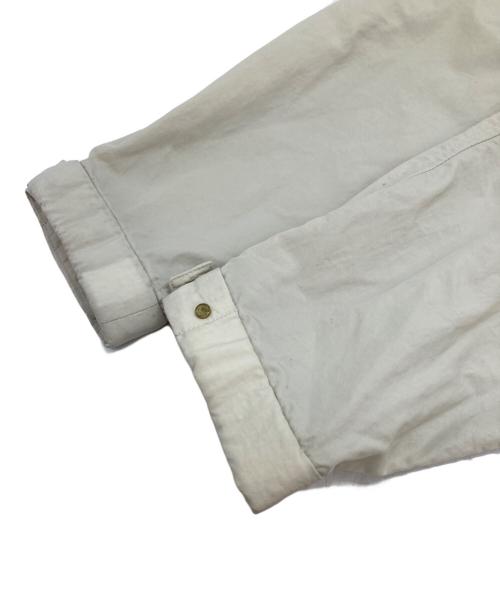 green label relaxing（グリーンレーベルリラクシング）green label relaxing (グリーンレーベルリラクシング) ギャザー フード ブルゾン -撥水- ベージュ サイズ:36の古着・服飾アイテム