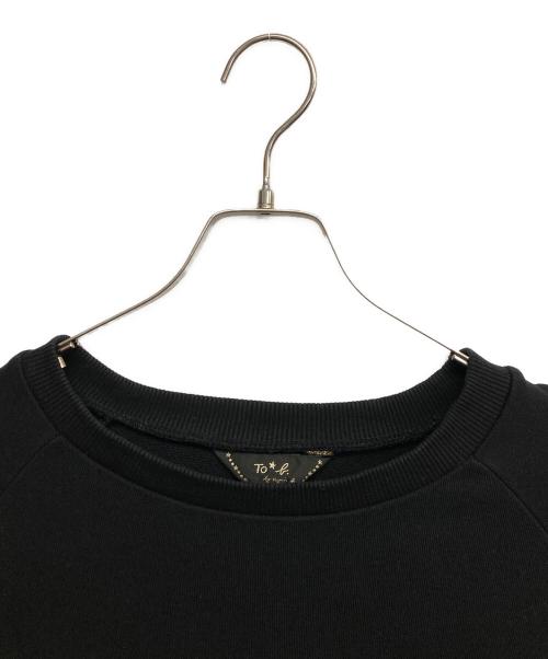 To b. by agnes b.（トゥービー バイ アニエスベー）To b. by agnes b. (トゥービー バイ アニエスベー) クルーネックスウェット ブラック サイズ:38の古着・服飾アイテム