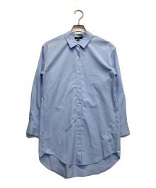 INDIVI（インディヴィ）の古着「プレミアブロードシャツ」｜スカイブルー