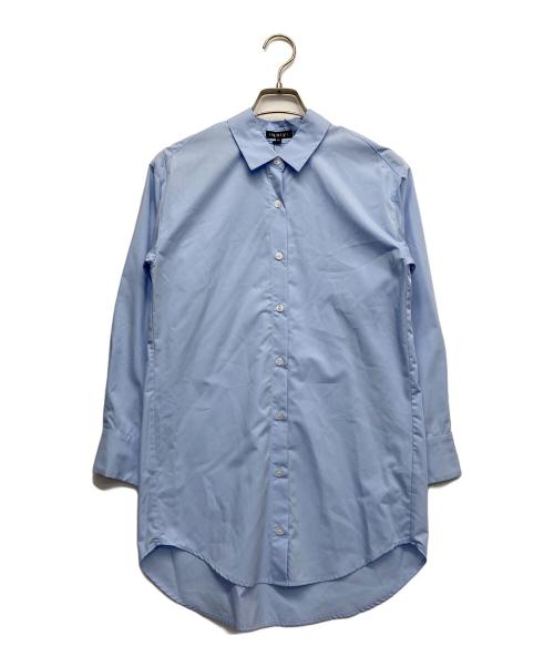 INDIVI（インディヴィ）INDIVI (インディヴィ) プレミアブロードシャツ スカイブルー サイズ:5 未使用品の古着・服飾アイテム
