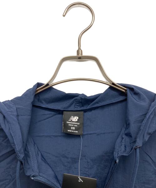 NEW BALANCE（ニューバランス）NEW BALANCE (ニューバランス) ナイロンジップアップジャケット ネイビー サイズ:S 未使用品の古着・服飾アイテム