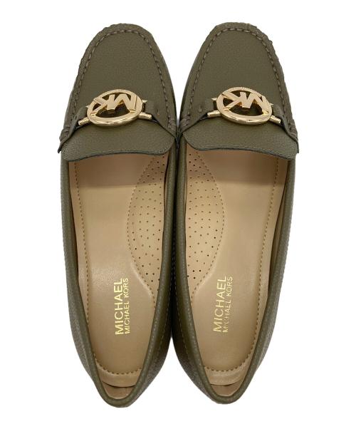 MICHAEL KORS（マイケル・コース）MICHAEL KORS (マイケル・コース) ビットローファー オリーブ サイズ:6Mの古着・服飾アイテム