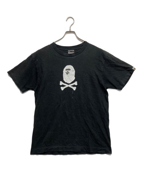 BAPE BY A BATHING APE（ベイプバイアベイシングエイプ）BAPE BY A BATHING APE (ベイプバイアベイシングエイプ) プリントTシャツ ブラック サイズ:Lの古着・服飾アイテム