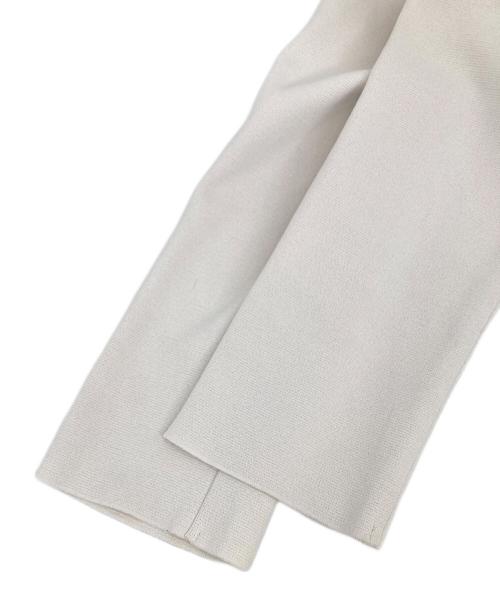 BALLSEY（ボールジィ）BALLSEY (ボールジィ) アセテートナイロン ロングカーディガン ホワイト サイズ:Fの古着・服飾アイテム