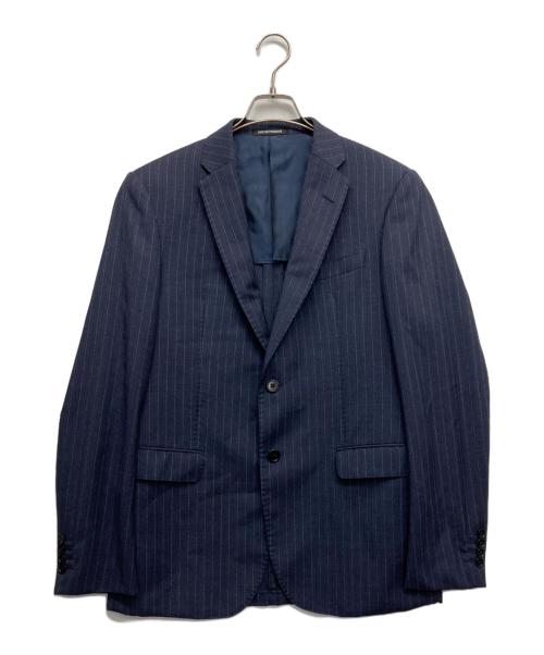 EMPORIO ARMANI（エンポリオ アルマーニ）EMPORIO ARMANI (エンポリオ アルマーニ) セットアップスーツ ネイビー サイズ:48の古着・服飾アイテム