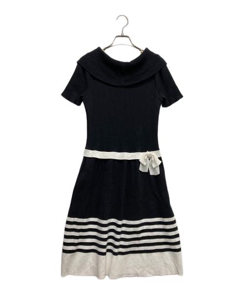 M'S GRACY（エムズグレイシー）M'S GRACY (エムズグレイシー) 半袖ワンピース ブラック サイズ:38の古着・服飾アイテム