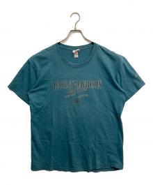 HARLEY-DAVIDSON（ハーレーダビッドソン）の古着「両面プリントTシャツ」｜ブルー