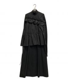 EZUMI（エズミ）の古着「ドロストギャザーワンピース」｜ブラック