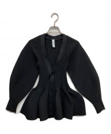 CFCL（シーエフシーエル）の古着「POTTERY PUFF SLEEVE CARDIGAN」｜ブラック