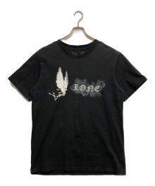 LIVE VLONE DIE VLONE（ヴィーロン）の古着「プリントTシャツ」｜ブラック